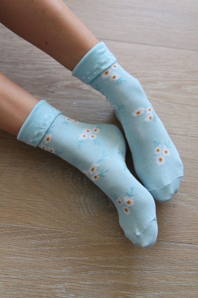 Chaussettes fleurs